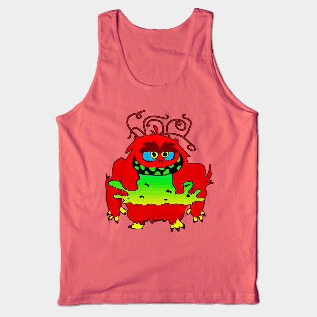 Funny monster Tank Top by MAGICOART